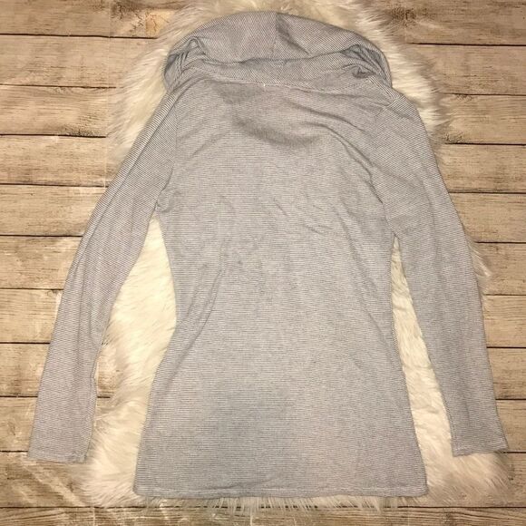 Maison Jules Cowl Neck Striped Tunic Top - Picture 3 of 7